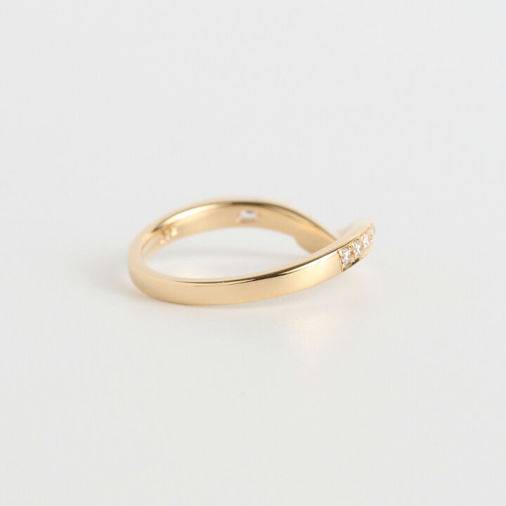 楽天市場】【Diamond Ribbon Ring / Baguette】 K10/K18/Pt900 