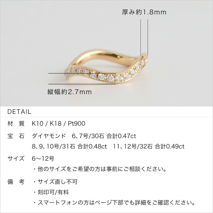 楽天市場】【Diamond Fulleternity Ring Type02】K10/K18 ダイヤモンド  