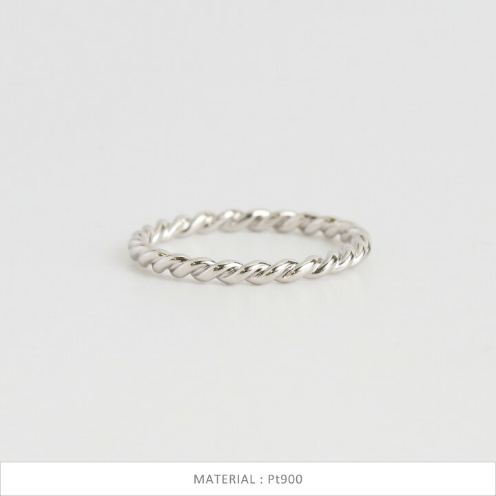 楽天市場】【Amelie Ring】 K10/K18/Pt900 一周 ツイスト 地金 リング 