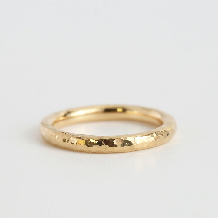 楽天市場】【Nude Ring / Hammer】 K10/K18/Pt900 つち目 地金 リング 