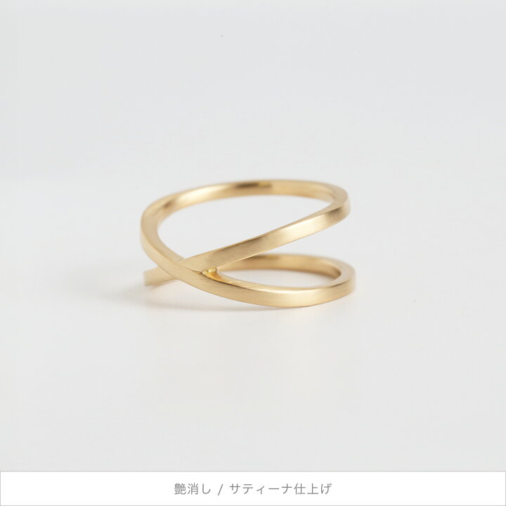 楽天市場】【Eternal Ring】 K10/K18/Pt900 2ウェイ クロス リング  