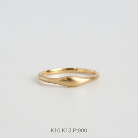 【Fred Ring type02】 K10/K18/Pt900 リング レディース ゴールド 指輪 ピンクゴールド ホワイトゴールド プラチナ シンプル 女性 大人 プレゼント ギフト