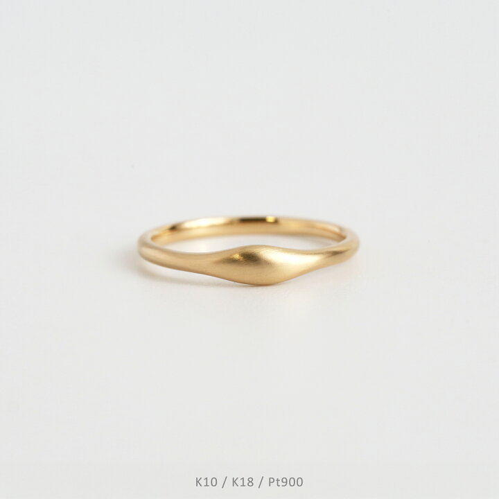 楽天市場】【Fred Ring type02】 K10/K18/Pt900 艶消し 地金 リング 