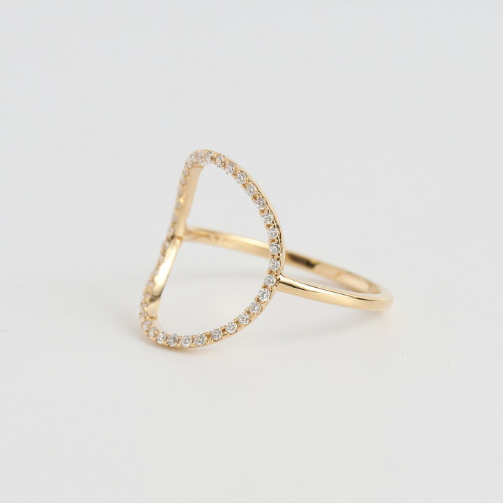 楽天市場】【Circle Diamond Ring】 K10/K18/Pt900 ダイヤモンド  
