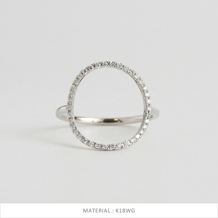 楽天市場】【Circle Diamond Ring】 K10/K18/Pt900 ダイヤモンド  