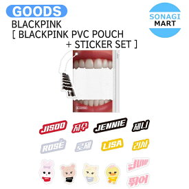 BLACKPINK [ BLACKPINK PVC POUCH + STICKER SET ] BLACKPINK JUMP OFFICIAL MERCH / ポーチ ステッカー / ブラックピンク ブルピン グッズ KPOP / 公式グッズ / 予約商品 / 送料無料