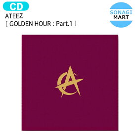 送料無料 ATEEZ Digipak ver [ GOLDEN HOUR : Part.1 ] 8種ランダム 10th Mini Album / エイティーズ アチズ アルバム / 韓国音楽チャート反映 KPOP / 1次予約