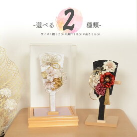 選べる2種類 髪飾り 羽子板 初正月 ミニサイズ コンパクト【8号 楓 ( ホワイト or ブラック ) 】可愛い おしゃれ かわいい インテリア 匠一好 アクリル ケース飾り