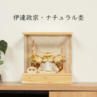 【レビュー特典木札・お手入れセット付】五月人形 コンパクト 兜 端午の節句 アクリル ケース飾り 【 5号…
