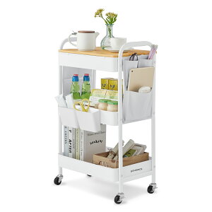 SONGMICS Lb`S Vt LX^[t 3i X Lb`[ Lb`bN ԃbN 45*s30*77cm ړ gȒP