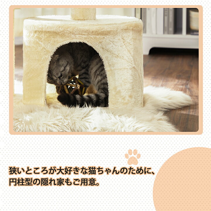 楽天市場】FEANDREA キャットタワー ミニ 子猫やシニア猫にお勧め 省 