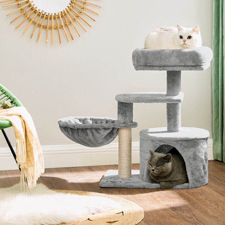 楽天市場】FEANDREA キャットタワー ミニ 子猫やシニア猫にお勧め 省 