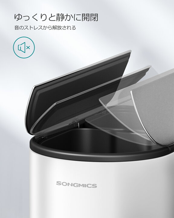 楽天市場】【24H限定 ☆5%OFF!】SONGMICS ゴミ箱 2分別 20L+30L 幅29cm 