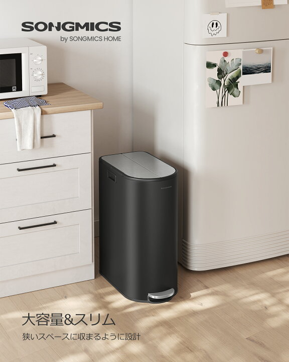 楽天市場】【☆10%OFF マラソン限定!!】SONGMICS ゴミ箱 2分別 20L+30L 
