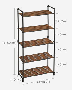 VASAGLE I[vbNX 6i X`[bN I[vVFt bN [bN Ԏ[ {I ԑ 39CM O u bN VFt 35cm s30 bN ؐ I[vbN s40