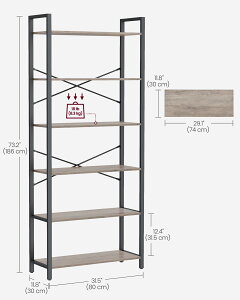 yP10!!!9܂ŁzVASAGLE X`[bN I[vbN 5i [bN I[vVFt ؖړV X`[r 66×s30×153CM gȒP