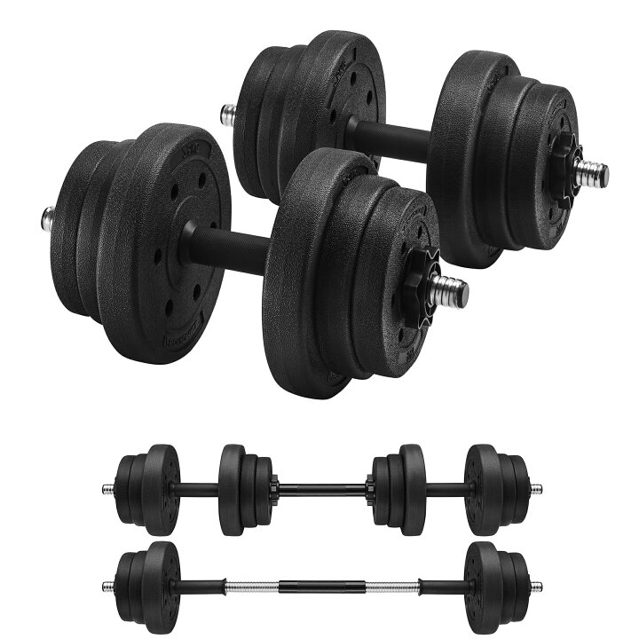 楽天市場】ダンベルセット 可変式ダンベル バーベルセット 20kg30kg 筋  