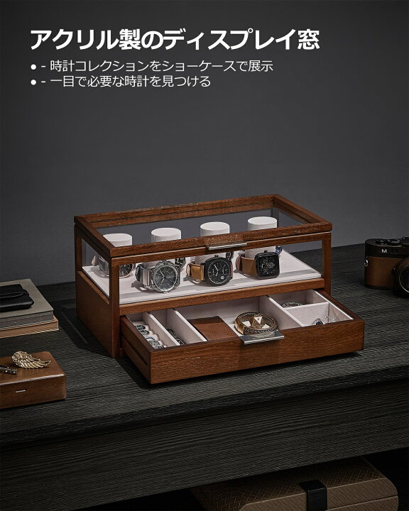 楽天市場】【P5!! ☆24H限定】【買うともう1つ!!】SONGMICS 時計ケース 