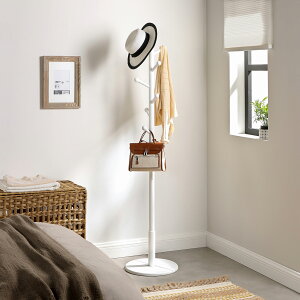 �y10%OFF�� 4/4-10����!!�zVASAGLE �R�[�g�n���K�[ �|�[���n���K�[ �t���[�X�^���f�B���O 7�̊ۂ��t�b�N�t�� �ؐ��z�[���c���[ ���փR�[�g�X�^���h �� �X�q ���z ���� ���r���O���[�� �_�[�N�E