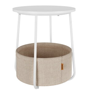 �y���Ԍ��� ��5%OFF!�zVASAGLE �T�C�h�e�[�u�� �ی^ ���[�o�X�P�b�g�t�� �R�[�q�[ �e�[�u�� �i�C�g�e�[�u�� �x�b�h�T�C�h�e�[�u�� �\�t�@ ���r���O ���[�Ƌ� ������� ��45×���s45×����51cm �y��