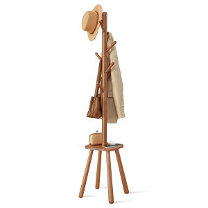 �y15%OFF�� 4/4-10����!!�zVASAGLE �|�[���n���K�[ �R�[�g�n���K�[ �t���[�X�^���f�B���O�R�[�g�X�^���h�A8�{�̃t�b�N�Ǝ��[�I�t���A����170cm�A�R�[�g?�X�q?�o�b�O�p�A����?�L��?�Q���p�A �u���b