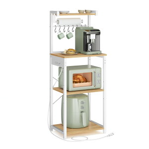 �y���Ԍ��� ��5%OFF!�zVASAGLE �����W���b�N �����W�� �����W�{�[�h �L�b�`�����b�N �d���R���Z���g�t���R�[�q�[�o�[ 4�i, S�t�b�N8�t��, �d�q�����W�X�^���h�H��I �����\�I �R���p�N�g �y