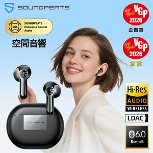 �uVGP 2026 ���܁����܁vSOUNDPEATS Air6 HS ���C�����X�C���z�� Hi-Res�F�� LDAC�Ή� �n�C���] Bluetooth 6.0 ��ԃI�[�f�B�I ������ �ő�45���ԍĐ� �}���`�|�C���g �}���[�d ��p�A�v�� �_�C�i�~�b�NEQ 