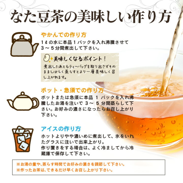 楽天市場 純国産 なた豆茶 無農薬自然栽培 3g 30包 ティーバッグタイプ ノンカフェイン なたまめ茶 ナタマメ 白刀豆茶 健康茶 お茶 無漂白ティーバッグ ノンカフェイン 22年12月下旬より順次発送開始予定 満天屋 Mantenya