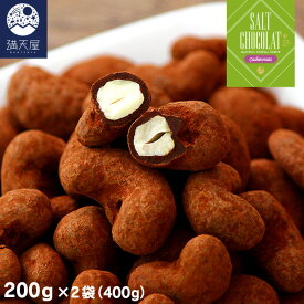 カシューナッツ塩ショコラ 200g×2袋 (400g)(カシューチョコ 塩チョコ チョコレート ナッツ)