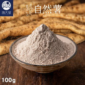 国産 自然薯パウダー 100g ～ さらっとまるごと自然薯 ～ ( 自然薯 粉末 じねんじょ ジネンジョ ヤマイモ 山芋 大分県産 無添加 無着色 保存料不使用 健康 美容 レジスタントスターチ )