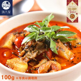 本場仕立てのレッドカレー スパイス 100g（本格 タイカレー 無添加 添加物不使用 調味料 香辛料）
