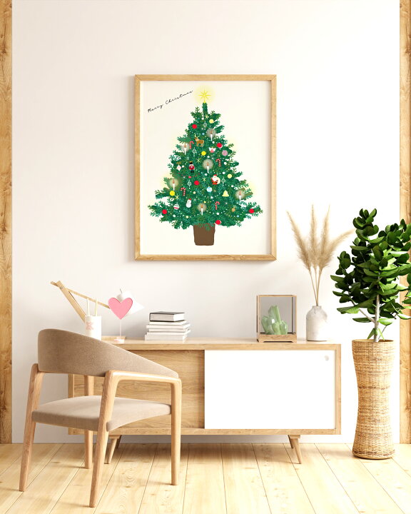 楽天市場】クリスマスツリー A3 B3 A2 B2 40x50cm 50x70cm サイズ 