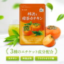 4/6/10時～24時間限定★80％OFFセールで1,210円⇒送料無料242円！柿渋＆緑茶カテキン サプリ 30日分 柿タンニン フルクタオリゴ糖 ナタ豆茶粉末 香り エチケット 送料無料