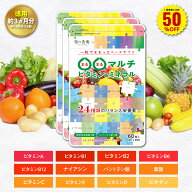 ＼【徳用】90日分まとめ買い半額！／30日分1,080円×3袋3,240円⇒送料無料1,620円！マルチビタミン＋マル…