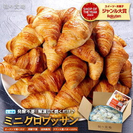 8/11/1:59まで★半額クーポンで5,980円⇒送料無料2,990円！サクサク＆もっちり♪発酵バターが香るフランス産 冷凍 ミニ クロワッサン 業務用（25g×約40個）