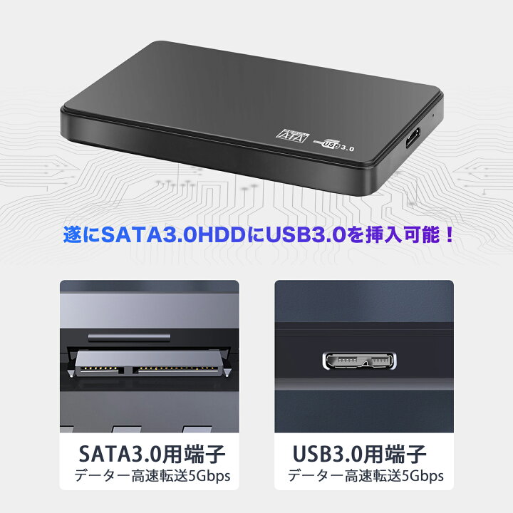 楽天市場】送料無料 外付けハードディスク ポータブル 500GB 2.5インチ 