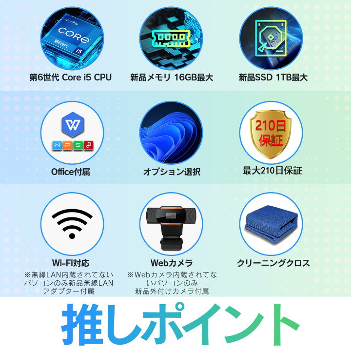 楽天市場】中古 ノートパソコン 第8世代Core i5 Office windows11 搭載 