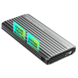 SSDケース 転送速度20Gps アルミニウム合金 NVMe NGFF M-Key B+M-Key Type-C 投函発送