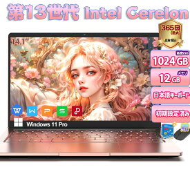 ノートパソコン 新品 Office付き 初心者向け初期設定済 windows11 Pro 日本語キーボード テレワーク応援 Celeron メモリー:12GB最大 高速SSD:1TB最大 フルHD 14型液晶 Webカメラ ノートPC パソコン ノート 新品パソコン 新品PC オフィス WPS 新品 テレワーク応援 在宅勤務