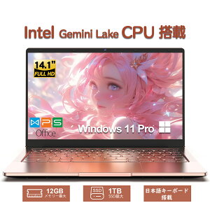 m[gp\R Vi Officet SҌݒ windows11 Pro {L[{[h e[N Celeron [:12GBő SSD:1TBő tHD 14^t WebJ m[gPC p\R m[g 