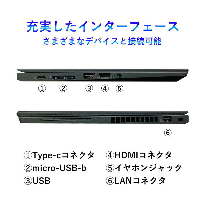 楽天市場】ノートパソコン 中古 13.3型 Lenovo x13シリーズ 第10世代 