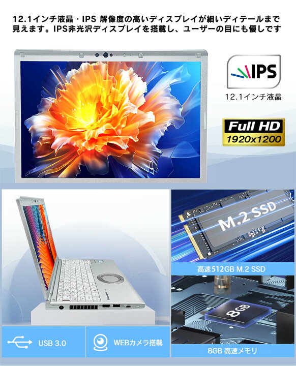 楽天市場】中古パソコン ノートパソコン Panasonic let