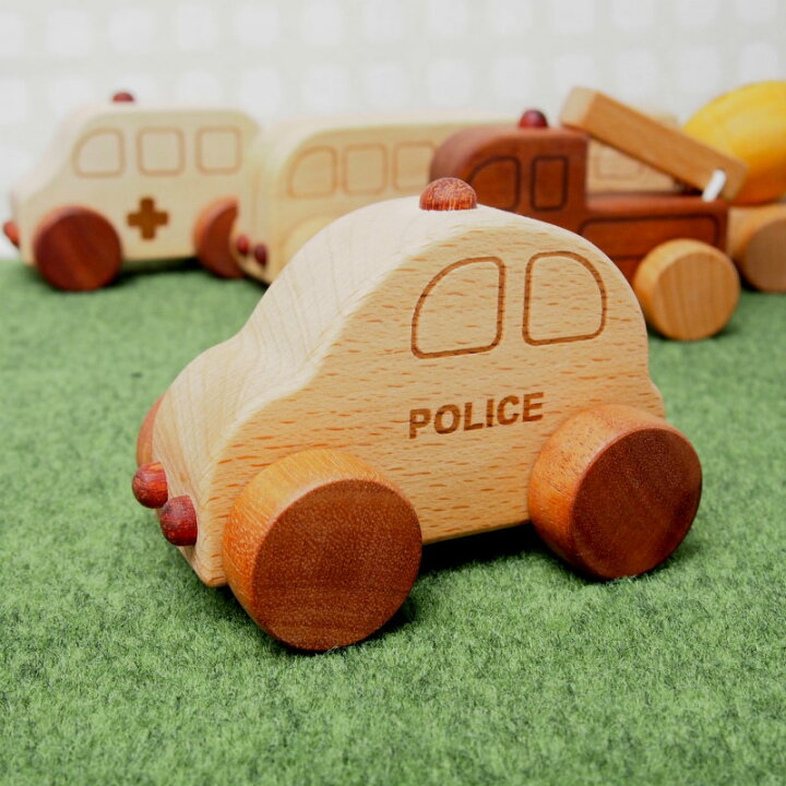楽天市場 1才 赤ちゃん 車おもちゃ 男の子 働く車 ミニカー 単品 パトカー 消防車 救急車 ミキサー車 バス 知育玩具 1歳 1歳半 10ヶ月 誕生日プレゼント 赤ちゃんおもちゃ 木のおもちゃ 車 木のおもちゃと子ども家具スプソリ