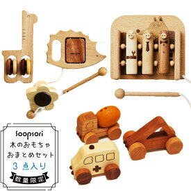 木のおもちゃ おまとめ3点セット お買い得セット 木のおもちゃ 0歳 1歳 車おもちゃ 赤ちゃん 楽器 音おもちゃ 知育玩具 木の車 6ヶ月 8ヶ月 3ヶ月 名入れ 名前入り 幼稚園 保育園 キッズルーム 託児所 キッズスペース おもちゃ 天然素材