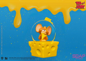 SOAP STUDIO ソープスタジオ トムとジェリー ジェリー チーズ スノードーム フィギュア グッズ コレクション ホビー トムジェリ