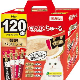 チャオ (CIAO) ちゅ~る 贅沢バラエティ 120本 猫用おやつ 送料無料