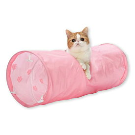 猫壱 (necoichi) キャットトンネル (ピンク) 送料無料