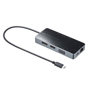TTvC hbLOXe[V/nu 8in1 USB Type-Cڑ(VGA/HDMI/DisplayPort/LAN|[g 