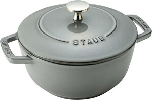 �y�ő�30���Ԃ������Ώہz staub �X�g�E�u �u ���i�x �O���[ M 18cm �v ���� ���� �z�[���[ �� ���� 2�� IH�Ή� ��������
