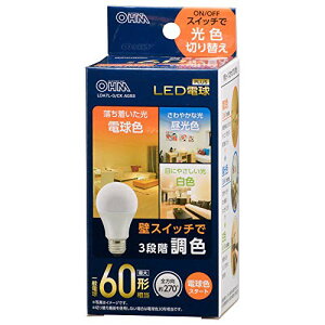 LED�d�� E26 60�`���� 3�i�K���F �d���F�X�^�[�g_LDA7L-G/CK AG93 06-3427 ��������
